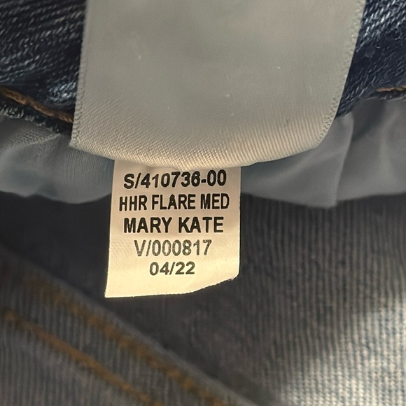 Old Navy Higher High Rise Flare Jeans Size 12 Light Wash Boho 90s 70s - Picture 7 of 7